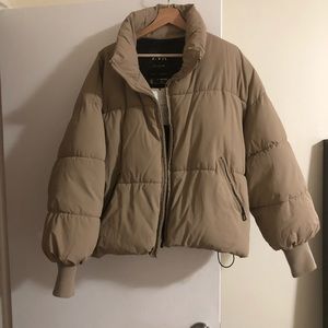 Zara oversized puffer jacket